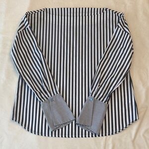 AG Adriano Goldschmied Monochrome Striped Top, sz XS